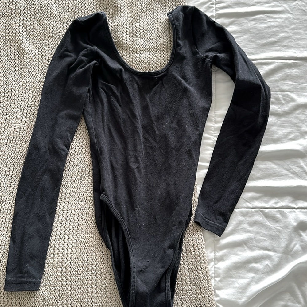 American Apparel low back long sleeve bodysuit - XS